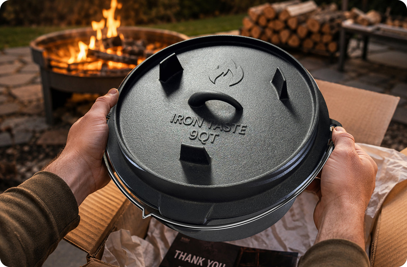IRON TASTE Dutch Oven pre-seasoned product